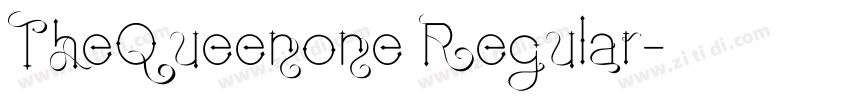 TheQueenone Regular字体转换 TheQueenone Regular字体转换